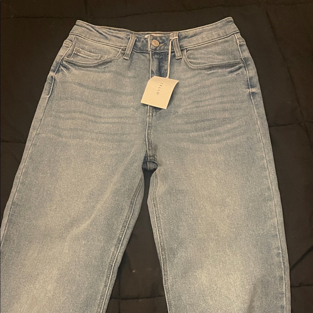 Cello Women's High Rise Jeans - Light Blue